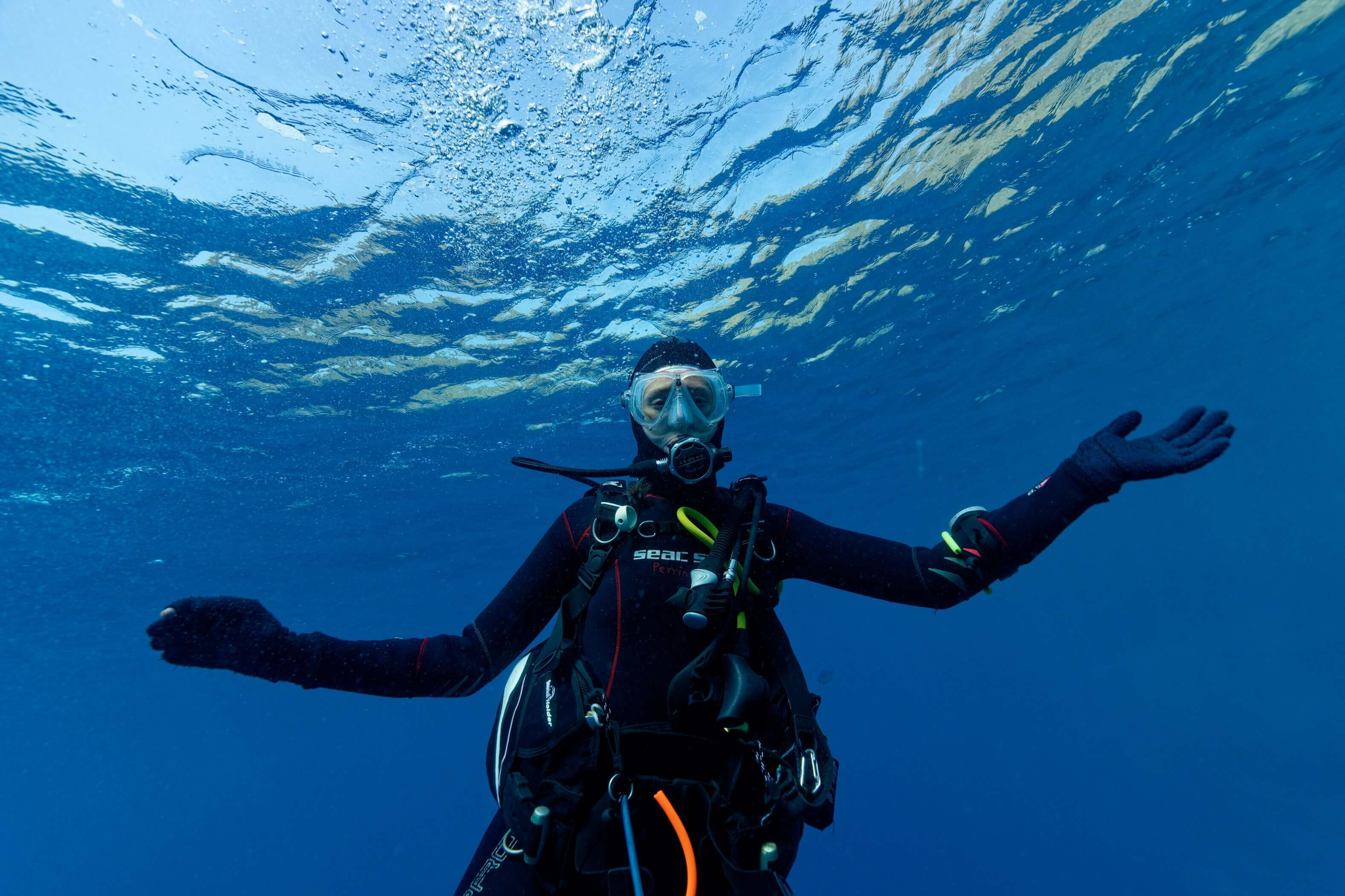 The joy of being underwater